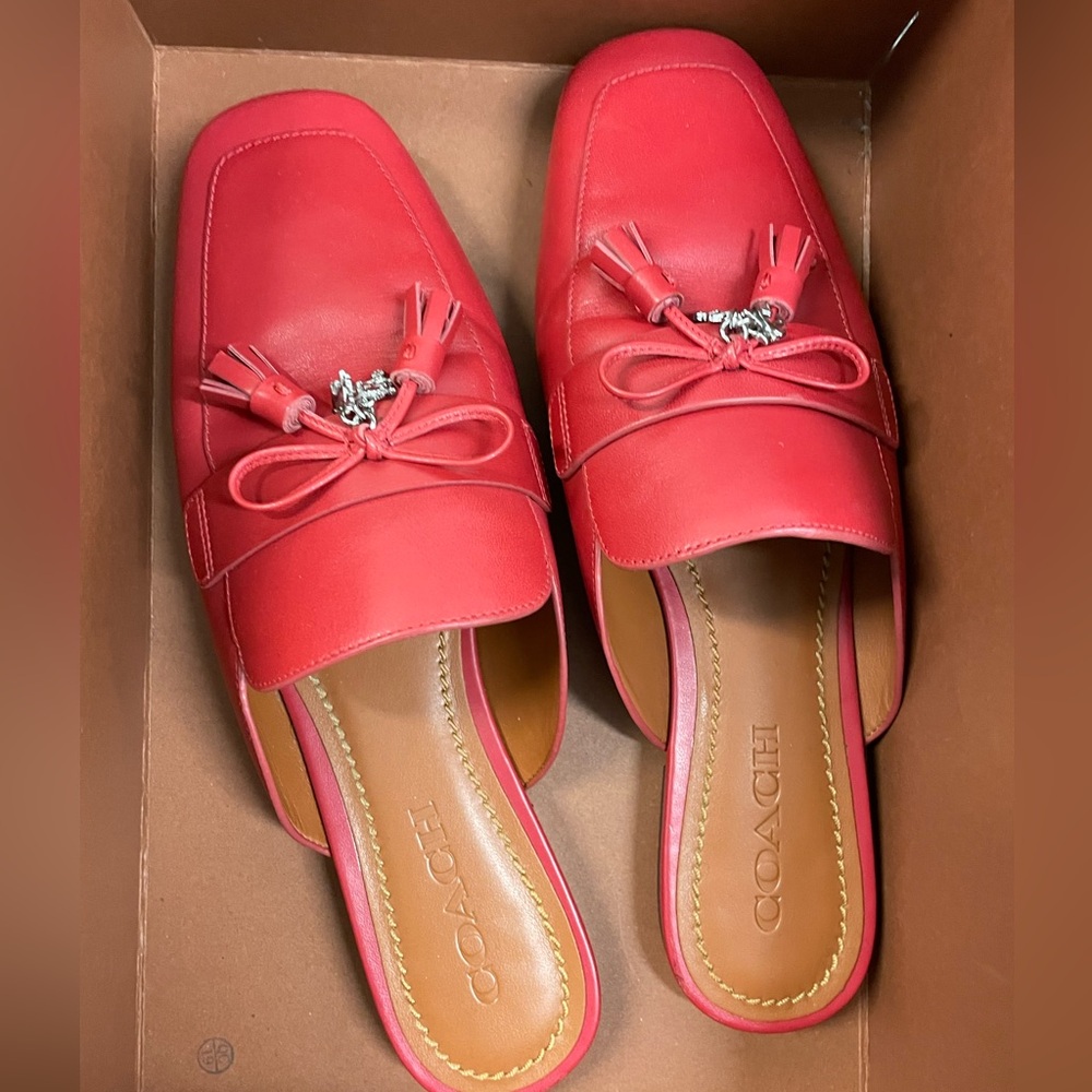 Coach tassel loafer